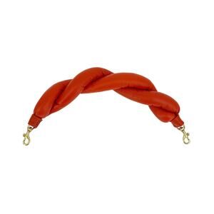CLARE V. Twisted Puff Top Handle in Bright Poppy Moyen